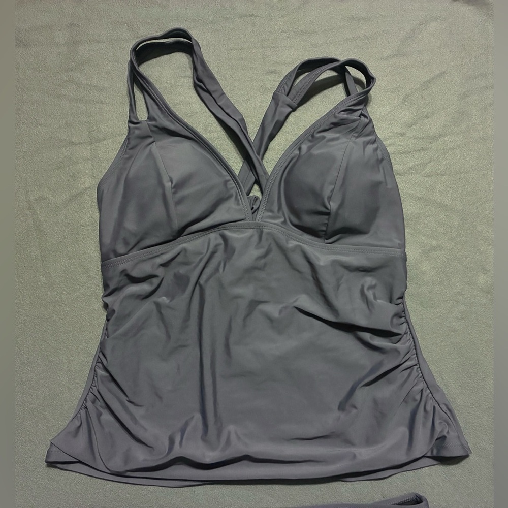 NWT Grey Cupshe Tankini Set - Picture 14 of 16